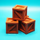 Miniature Wooden Crate (set of 8)