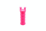 The Beyblade X Full Grip Handle shown in the pink color against a white background