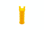 The Beyblade X Full Grip Handle shown in the yellow color against a white background