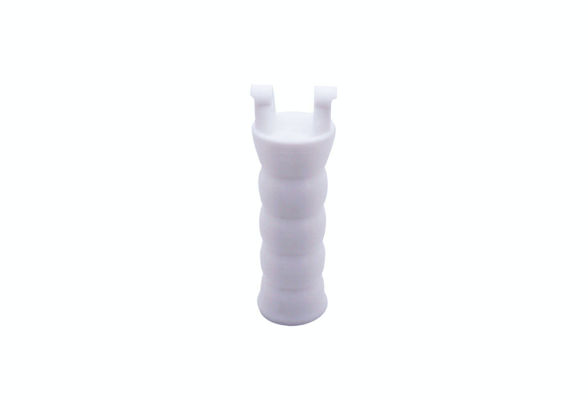 The Beyblade X Full Grip Handle shown in the white color against a white background