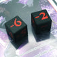 Mini Negative Dice (Set of 8)