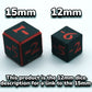 Mini Negative Dice (Set of 8)