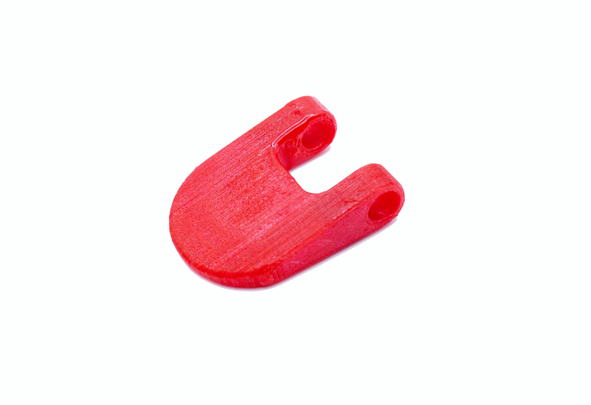 The Beyblade X Launcher Tab from Momo's Models shown in the red color against a white background