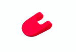 The Beyblade X Launcher Tab from Momo's Models shown in the cherry color against a white background