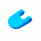 The Beyblade X Launcher Tab from Momo's Models shown in the sky blue color against a white background