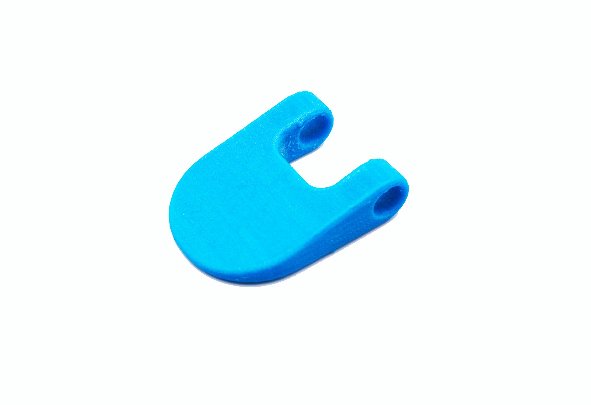 The Beyblade X Launcher Tab from Momo's Models shown in the sky blue color against a white background