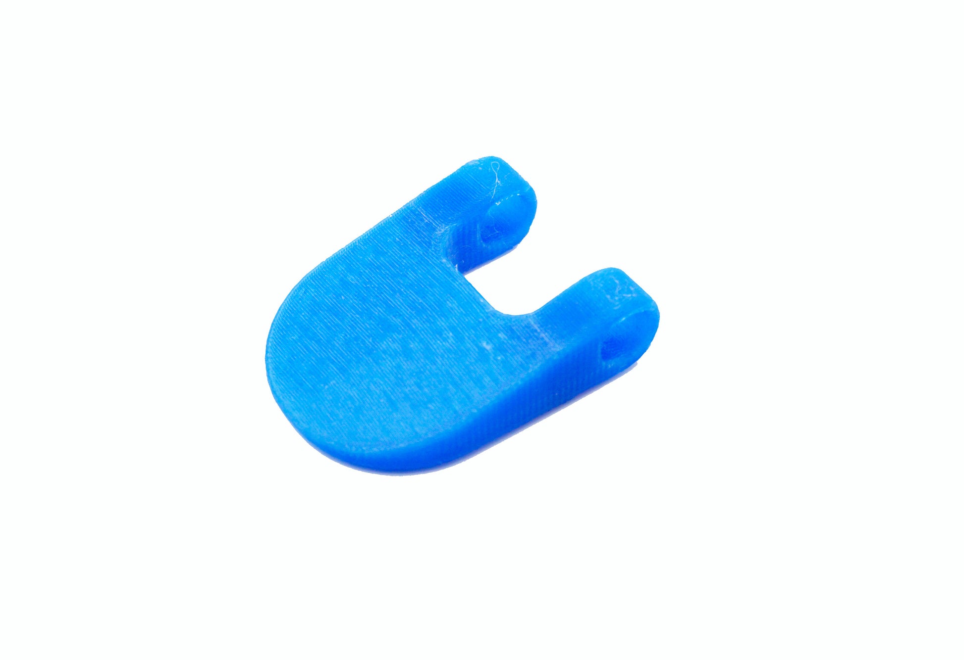 The Beyblade X Launcher Tab from Momo's Models shown in the blue color against a white background