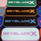 The Beyblade X Deckbox from Momo's Models shown in various color combinations that can be picked.