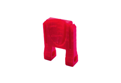The Thumb Tab or thicc boi shown in red against a white background