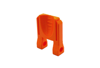 The Thumb Tab or thicc boi shown in orange against a white background