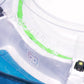 Stadium Level Locks in Black on the Takara Tomy Beyblade X stadium. With the stadium in a blue case with a sticker for Momo's Models on the front.
