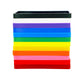All 12 of the color options of the CGC Card Slab Protector shown. This includes Red, Cherry, Pink, Orange, Yellow, Lime, Green, Sky Blue, Blue, Purple, White, Black