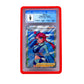 The cherry CGC Card Slab Protector shown with Skyla from the Pokemon TCG in it against a white background