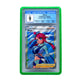 The green CGC Card Slab Protector shown with Skyla from the Pokemon TCG in it against a white background