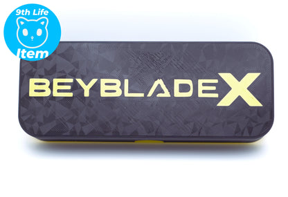 9th Life - Pocket Mini deck box in Black/Yellowfor Beyblade X
