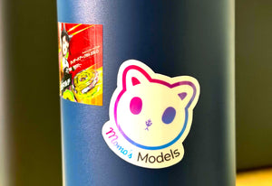 Momo's Models Logo Sticker