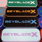 The Beyblade X Deckbox from Momo's Models shown in various color combinations that can be picked.