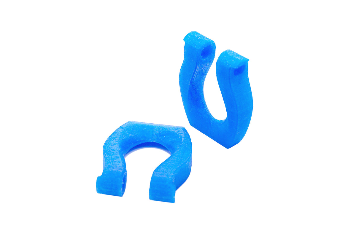 The blue color option of the Slip Grip for Beyblade X from Momo's Models.