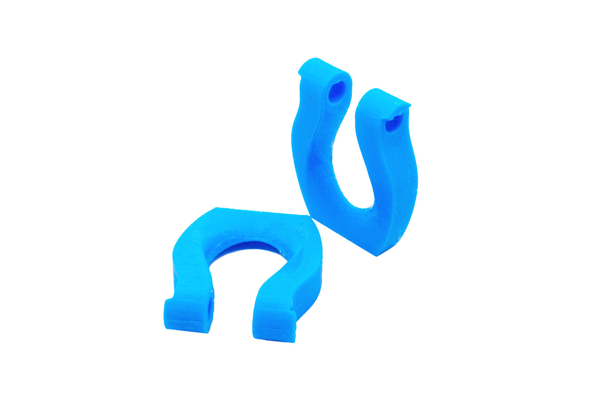 The sky blue color option of the Slip Grip for Beyblade X from Momo's Models.