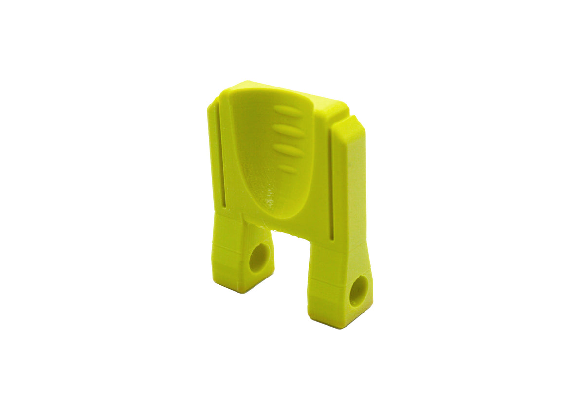 The Thumb Tab or thicc boi shown in lime against a white background